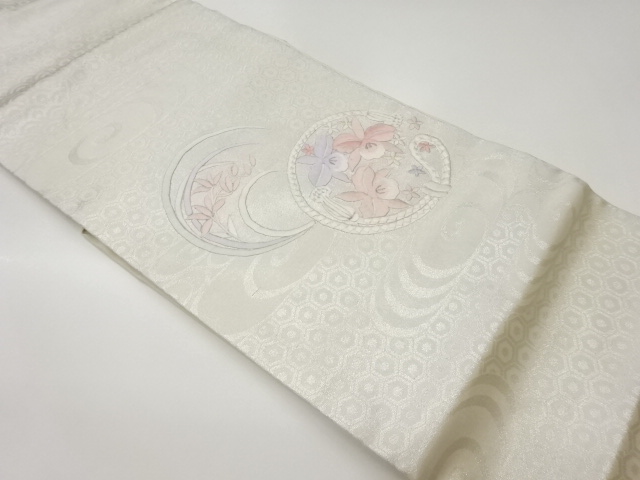 JAPANESE NAGOYA OBI / EMBROIDERY / WOVEN STREAM